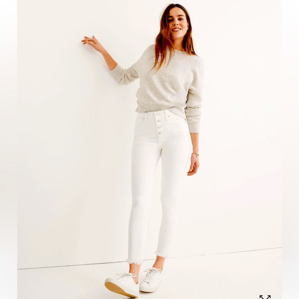 Madewell 10” High Rise Skinny Crop Jeans